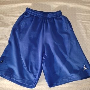 Jordan brand basketball shorts, medium, royal blue